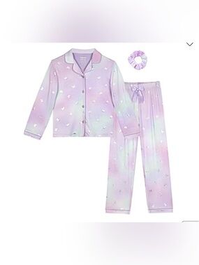 Sleep On It Girls Long Sleeve 3-pc. Pajama Set